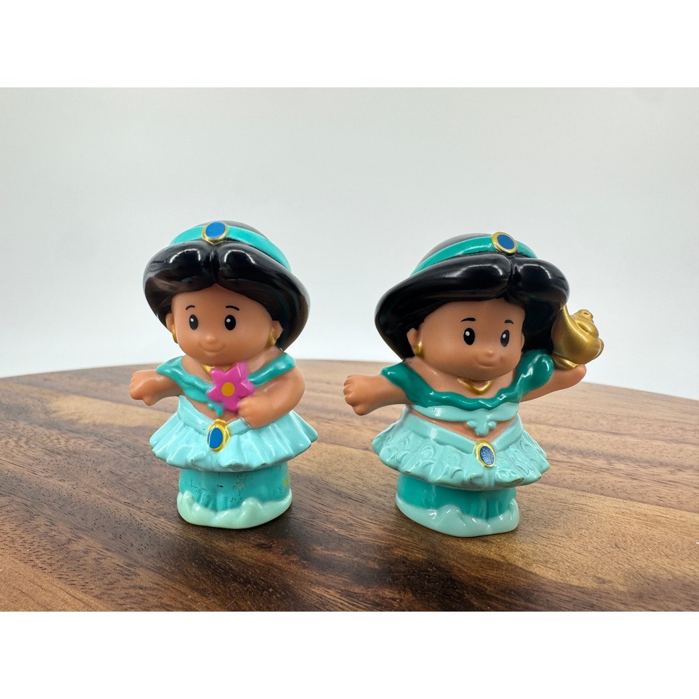 Fisher-Price Little People Princess Jasmine Figures 2pk Different Disney Aladdin